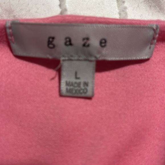 Pink gaze high neck crop tank - Picture 3 of 3